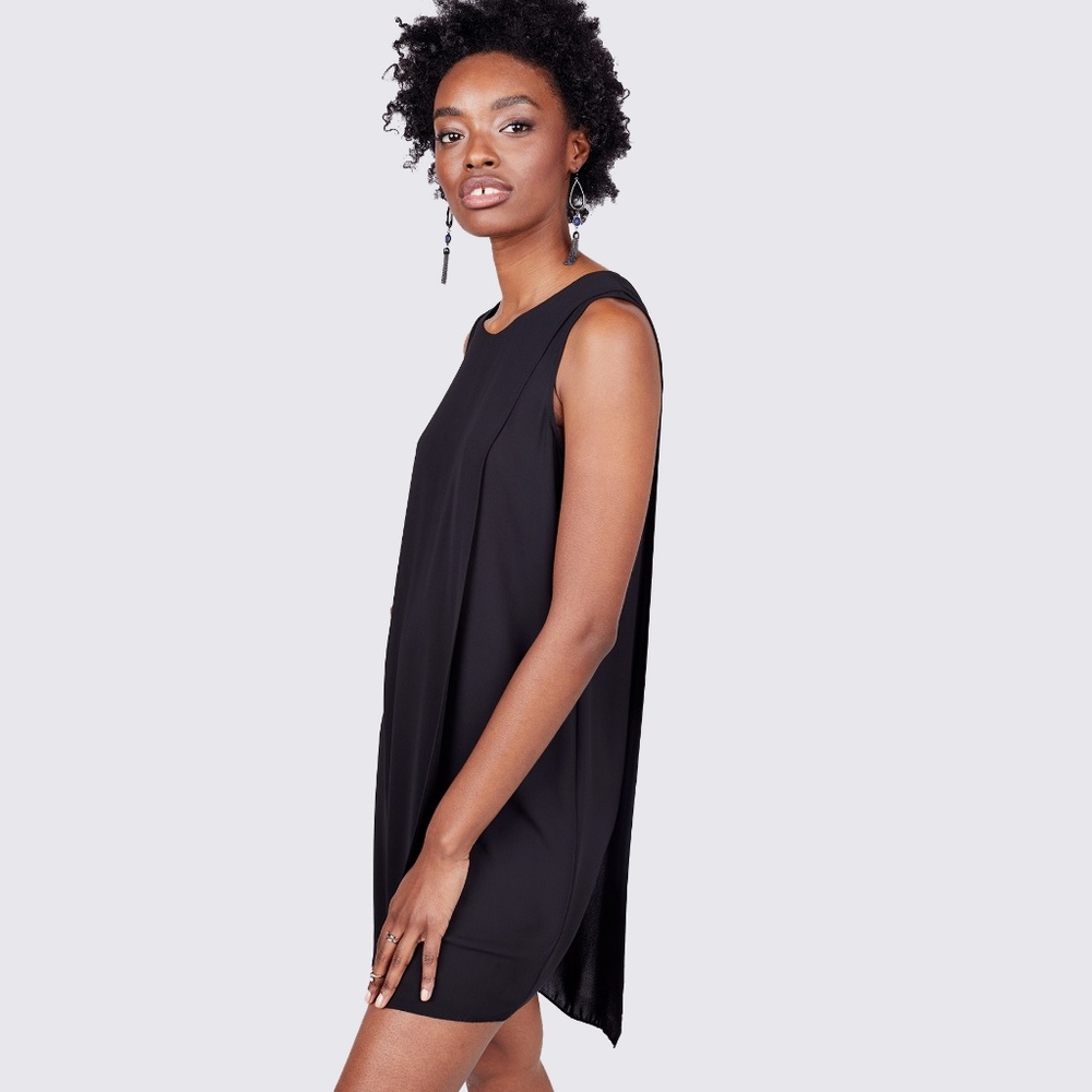 Layered Chiffon Dress